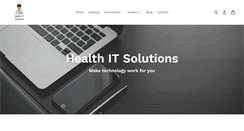 Desktop Screenshot of healthit-solutions.com