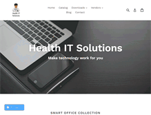 Tablet Screenshot of healthit-solutions.com